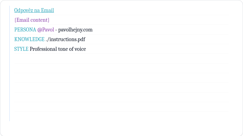 Odpovฤz na Email Book